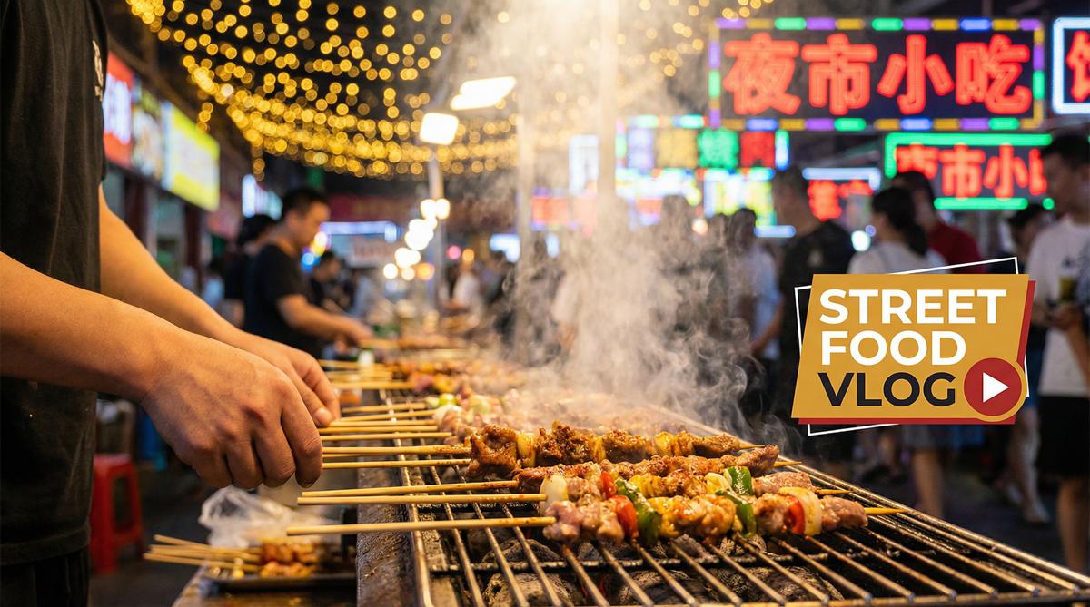 强上美食视频-夜市街头美食