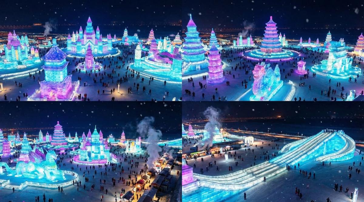 强上旅游视频-哈尔滨冰雪大世界