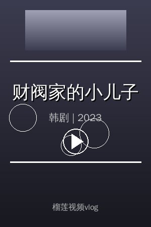 《财阀家的小儿子》高清韩剧视频海报